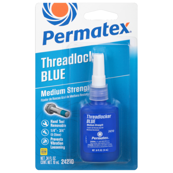 Permatex<span class="sup">®</span> Medium Strength Threadlocker Blue, 10 ML