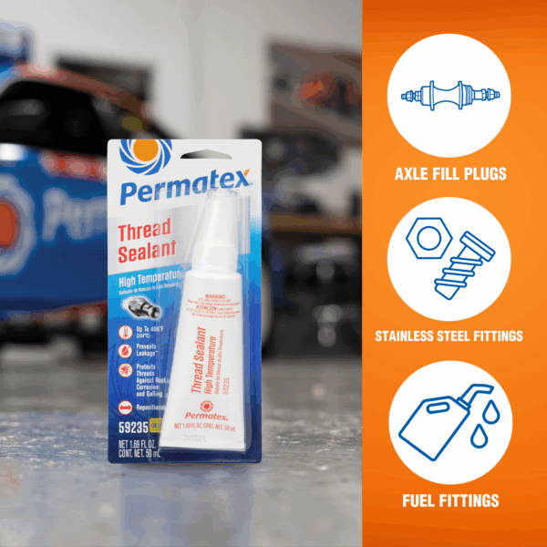 Permatex<span class="sup">®</span> High Temperature Thread Sealant, 50 ML - Image 3