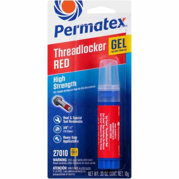 Permatex<span class="sup">®</span> High Strength Threadlocker Red Gel, 10g