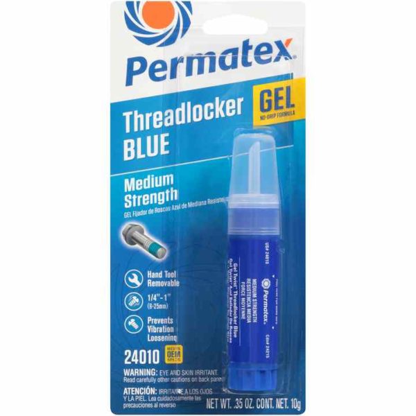 Permatex<span class="sup">®</span> Medium Strength Threadlocker Blue Gel, 10g