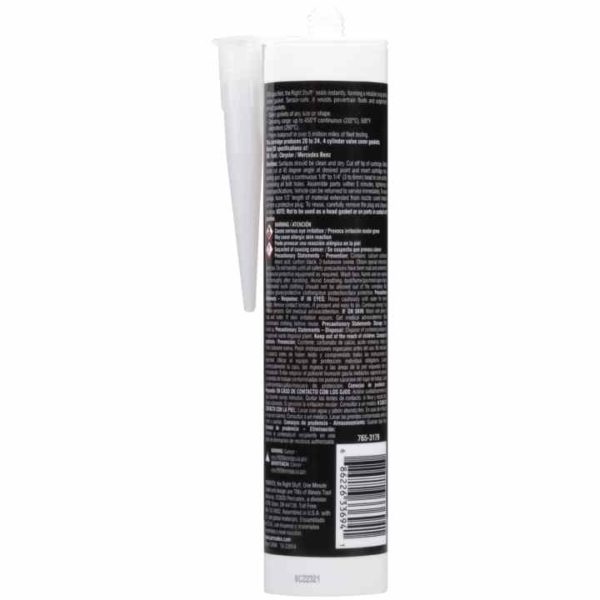 Permatex<span class="sup">®</span> The Right Stuff<span class="sup">®</span> Black 1 Minute Gasket Maker, 300ml - Image 2