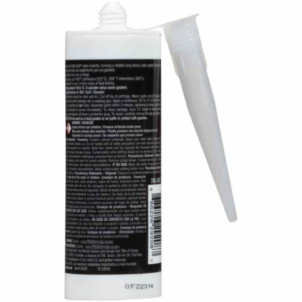 Permatex<span class="sup">®</span> The Right Stuff<span class="sup">®</span> Black 1 Minute  Gasket Maker, 147ml - Image 2