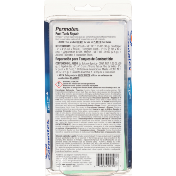 Permatex<span class="sup">®</span> Fuel Tank Repair Kit - Image 2