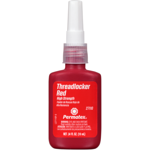 Permatex<span class="sup">®</span> High Strength Threadlocker Red, 10ml - Image 2