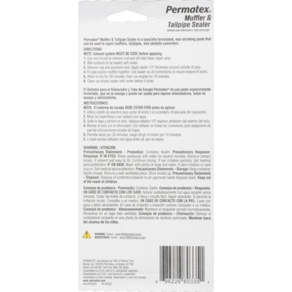 Permatex<span class="sup">®</span> Muffler & Tailpipe Sealer - Image 2