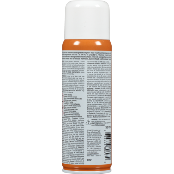 Permatex<span class="sup">®</span> Copper Spray-A-Gasket<span class="sup">®</span> High-Temp Sealant,  255g - Image 2