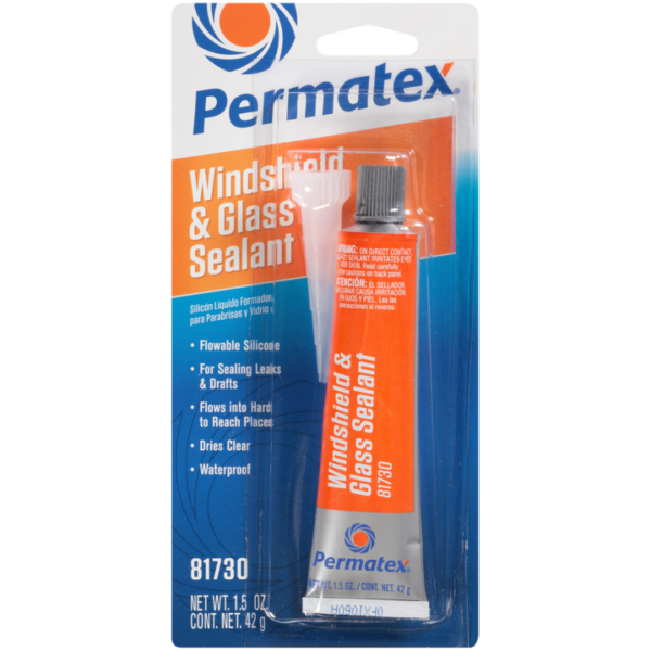 Permatex<span class="sup">®</span> Flowable Silicone Windshield & Glass Sealer, 42g