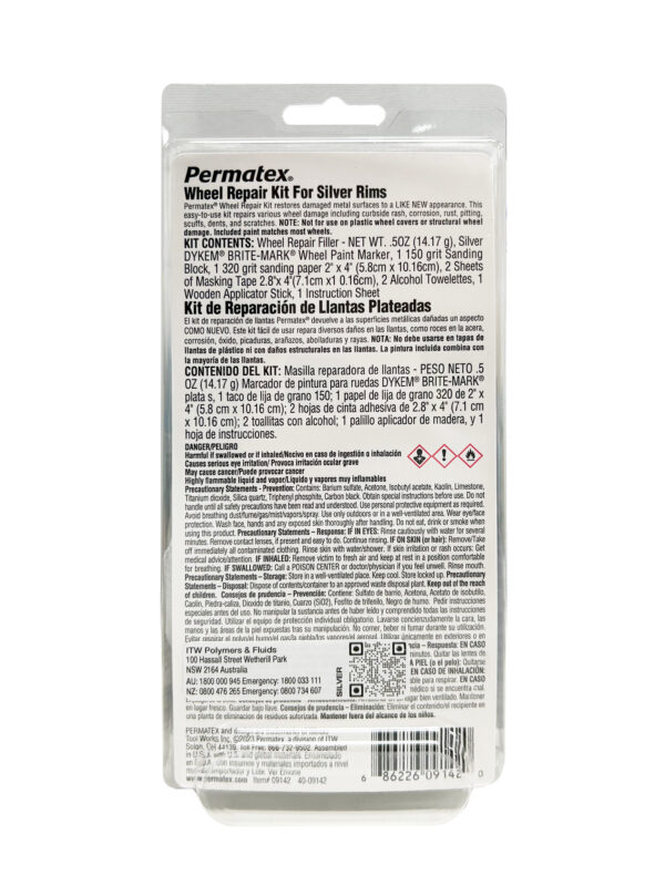 Permatex<span class="sup">®</span> Wheel Restoration Kit – Silver - Image 2