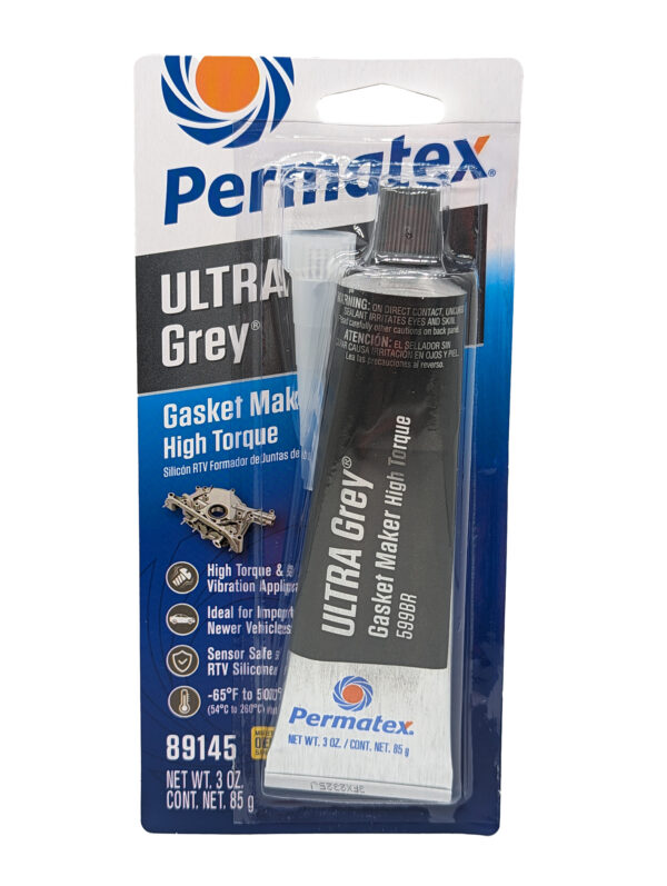 Permatex<span class="sup">®</span> Ultra Grey<span class="sup">®</span> RTV Silicone Gasket Maker, 85g