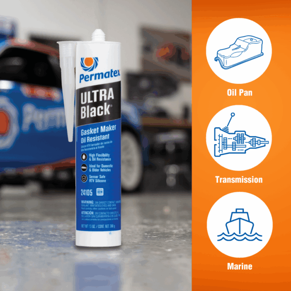 Permatex<span class="sup">®</span> Ultra Black<span class="sup">®</span> RTV Silicone  Gasket Maker, 368g - Image 4