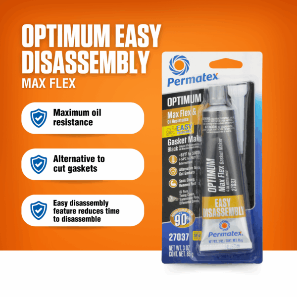 Permatex Optimum Easy-Disassembly Black Gasket Maker 85g - Image 5