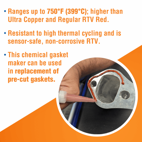 Permatex Optimum Easy-Disassembly Red Gasket Maker 85g - Image 6